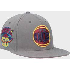 Mitchell & Ness New York Knicks Charcoal Hardwood Classics 50th Anniversary Carbon Cabernet Fitted Cap Sr