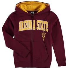 Colosseum Arizona State Sun Devils Applique Arch & Logo Full-Zip Hoodie