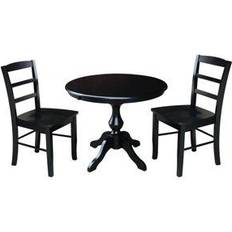 International Concepts Madrid Dining Set 91.4x91.4cm 3pcs