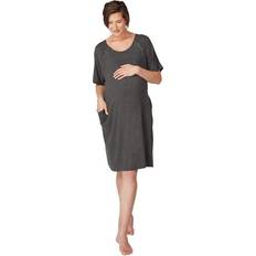 Frida Delivery and Nursing Gown Charcoal