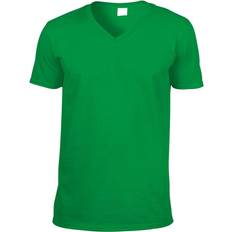 Gildan Soft Style V-Neck Short Sleeve T-shirt M - Irish Green