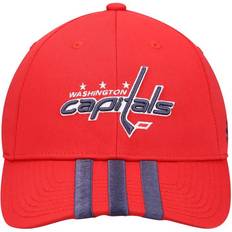 Adidas Men's Washington Capitals Locker Room Three Stripe Adjustable Hat - Red