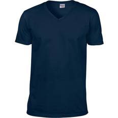 Gildan Soft Style V-Neck Short Sleeve T-shirt M - Navy