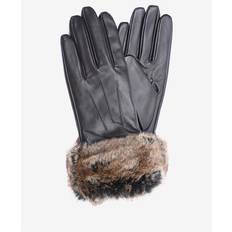Barbour Gloves & Mittens Barbour Fur Trimmed Leather Gloves