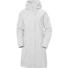 White - Women Rain Jackets & Rain Coats Helly Hansen Women's Victoria Spring Coat