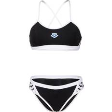 Arena Cross Back Solid Bikini Women black/white DE 2022 Swimsuits