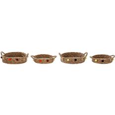 Dkd Home Decor set Tofs Naturliga fibrer (49 x 40 x 9,5 cm) (2 antal) Basket