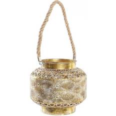 Dkd Home Decor Aged finish Crystal Golden Metal (26,5 x 26,5 x 22 cm) Lantern