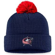 Fanatics Columbus Blue Jackets Team Cuffed Knit Beanie with Pom