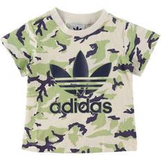 Camouflage T-shirts Children's Clothing adidas Infant Camo Tee - Orbit Grey/Magic Lime/Shadow Navy (HE6924)