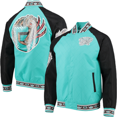 Mitchell & Ness Vancouver Grizzlies Turquoise Hardwood Classics 75th Anniversary Authentic Warmup Full Snap Jacket Sr