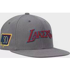 Mitchell & Ness Los Angeles Lakers Hardwood Classics Nba 50th Anniversary Carbon Cabernet Cap Sr