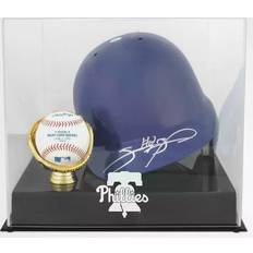 Fanatics Philadelphia Phillies Batting Helmet with Ball Holder 2019 Logo Display Case