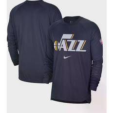 Nike Utah Jazz 75th Anniversary Pregame Shooting Performance Raglan Long Sleeve T-shirt Sr