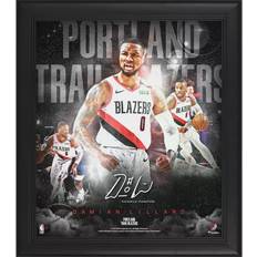 Fanatics Portland Trail Blazers Damian Lillard Framed Stars of the Game Collage - Facsimile Signature