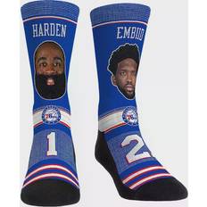 Junior Socks Rock 'Em Socks Philadelphia 76ers Teammates Player Crew Socks James Harden & Joel Embiid 1. 2. Youth