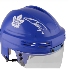 Fanatics Toronto Maple Leafs Auston Matthews Autographed Blue Mini Helmet