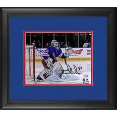 Fanatics New York Rangers Henrik Lundqvist Framed Autographed Stick Save Photograph