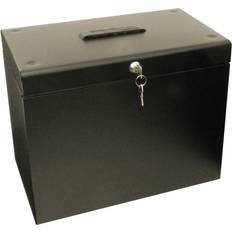 Cathedral A4 Metal Box File Black