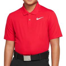 Nike Boys Polo Shirts Nike DRI-FIT VICTORY GOLF POLO JNR UNIVERSITY RED/WHITE XLB 13-15Y