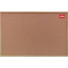 Green Bulletin Boards Nobo Cork Noticeboard Oak Framed 1200x900mm