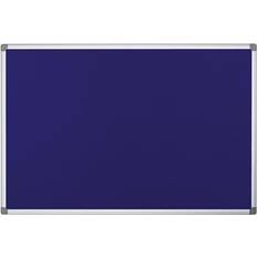 Blue Bulletin Boards Bi-Office Fire Retardant Notice Board 1200x900mm