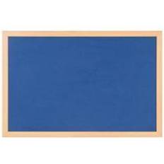 Blue Bulletin Boards Bi-Office Earth-it Felt Notice Board 1200x900mm Blue