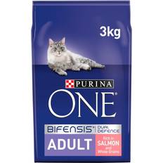Purina ONE Cats - Dry Food Pets Purina ONE Adult Cat Salmon & Whole Grain 3kg