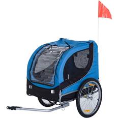 Pawhut Pet Trailer Folding Bicycle Stroller