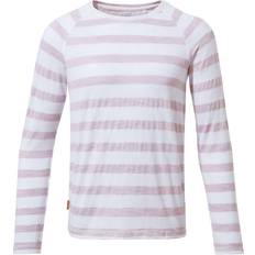 Craghoppers Girls Nosilife Expert Paola Walking Tshirt (raspberry/lime Stripe)