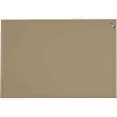 Beige Glass Boards Naga Magnetic Glass Board 60x80cm