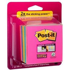 Green Sticky Notes 3M Post-it Sticky note pad 2051-U 51 mm x 40 mm Ultra blue, Ultra yellow, Ultra green, Ultra pink 400 sheet