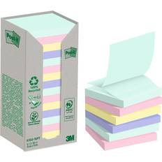 Blue Sticky Notes 3M Post it Recycled Z Notes Nature Collection 76x76mm 100 Sheets Pack of