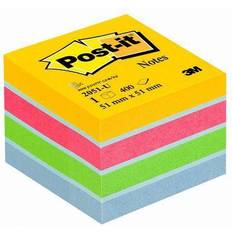 3M Post it Ultra Cube 76 x 76mm Assorted Neon Colours