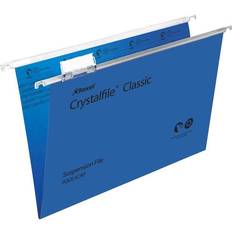 Rexel Crystalfile Classic SuspensionFile Foolscap Blue Pack of 50