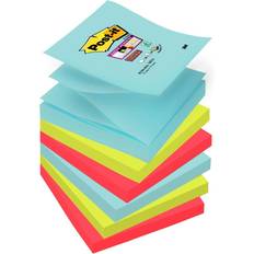 Red Sticky Notes Post-it Super Sticky Z-Notes Miami 76x76mm Pack of 6, none