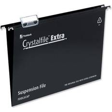 Rexel Crystalfile Extra Suspension File Polypropylene 15mm V-base