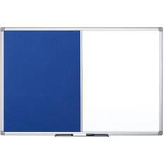 Blue Whiteboards Bi-Office Maya Combination Blue Felt/Magnetic Whiteboard Aluminium Frame 95.8x136.5cm