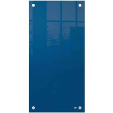 Nobo Glass Whiteboard Panel 300 x 600mm, Blue