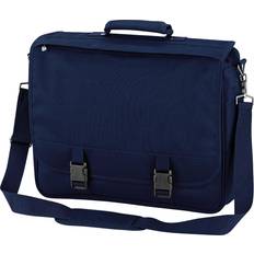 Quadra Portfolio Briefcase Bag 12 Litres (Pack of 2) (One Size) (French Navy)