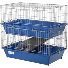 Pawhut 2-Tier Small Animal Cage 67x72x44cm