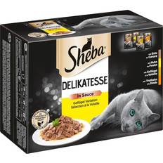 Sheba Select Slices Cat Food Pouches Fish Gravy