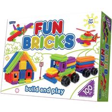 John Adams Wooden Blocks John Adams Fun Bricks 100 Pieces
