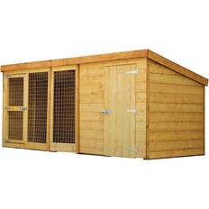 8ft x 4ft Berkshire Dog Run & Kennel