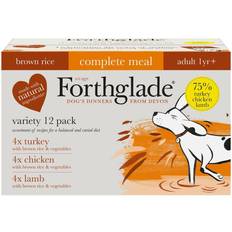 Dogs - Wet Food Pets Forthglade Complete Meal Adult Variety Pack 12x395g