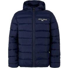 Jack Wills Boys Font Padded Jacket - Navy