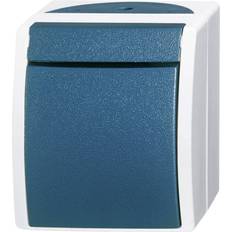 Busch-Jaeger 2601/7 W-53 Wet room switch product range Cross-switch Ocean (surface-mount) Blue, Green