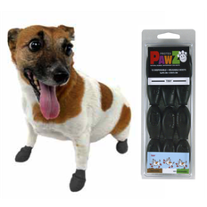 Pawz Black Dog Boots XX Small