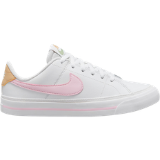 Best Racket Sport Shoes Children's Shoes Nike Court Legacy GS - White/Sesame/Honeydew/Pink Foam