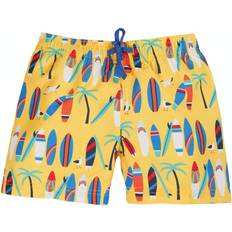 Frugi Kids Daffodil Surfs Up Boscastle Swim Shorts Swimwear and coverups 1011